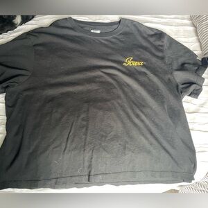 Iowa Hawkeyes cropped Tshirt